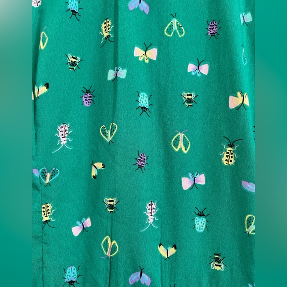 ModCloth Original Take Bug Insect Print Collared Dress | Size M - Picture 4 of 10